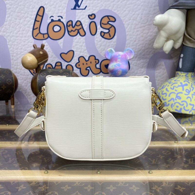 Replica Louis Vuitton Saumur White - top-rated replica designer bag