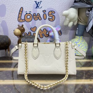 Replica LV OnTheGo East West White - premium 1:1 fake handbag model