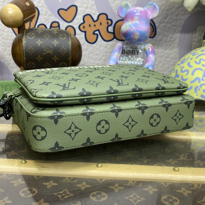Replica Louis Vuitton Trio Messenger Green - high-accuracy replica luxury purse