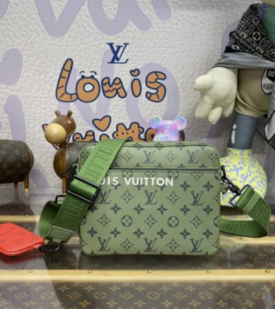 Replica Louis Vuitton Trio Messenger Green - high-accuracy replica luxury purse