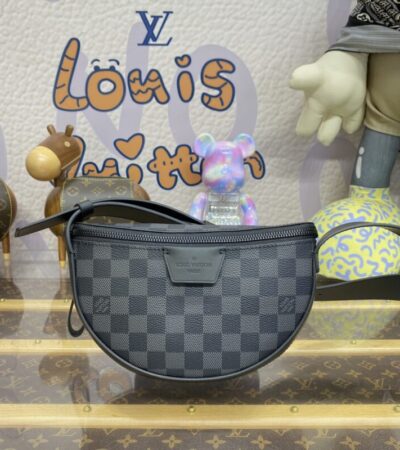 Replica Louis Vuitton Moon Crossbody Black Grid - premium 1:1 fake handbag model