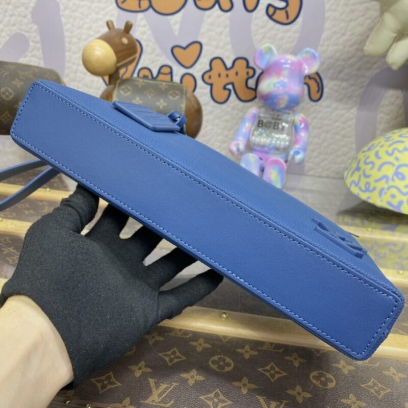 Replica Louis Vuitton Takeoff Pouch Blue - authentic-look luxury purse replica