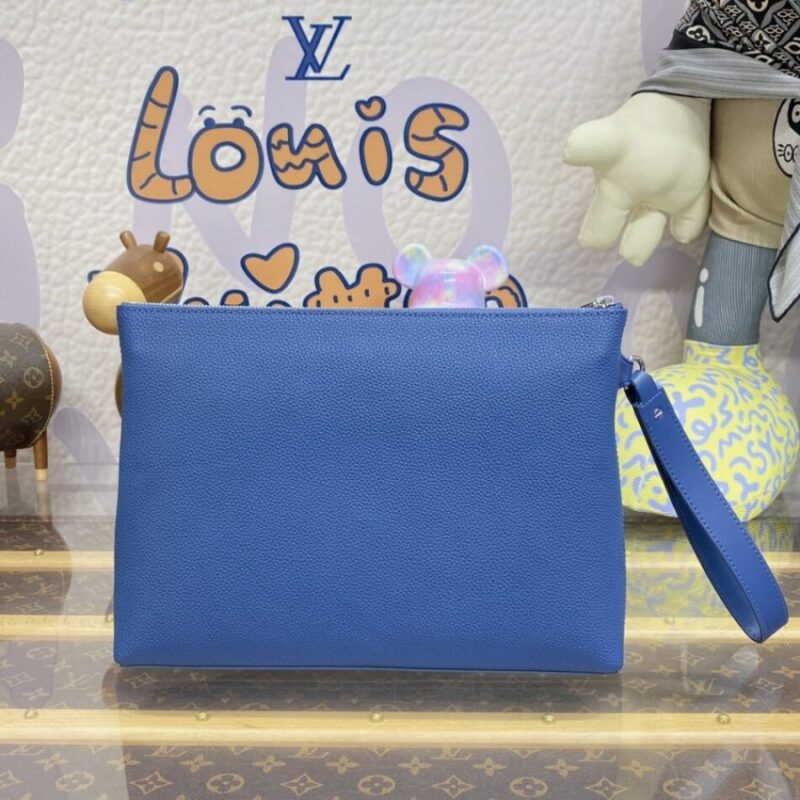 Replica Louis Vuitton Takeoff Pouch Blue - high-end fake designer purse