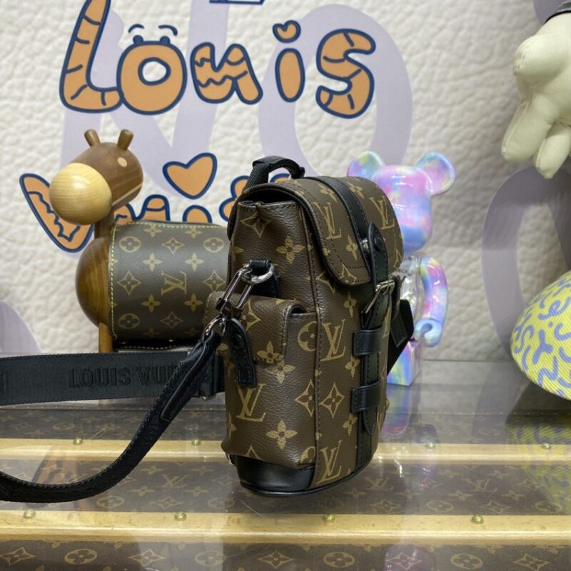 Replica Louis Vuitton Nano Christopher Backpack Brown - ultra-realistic fake designer tote