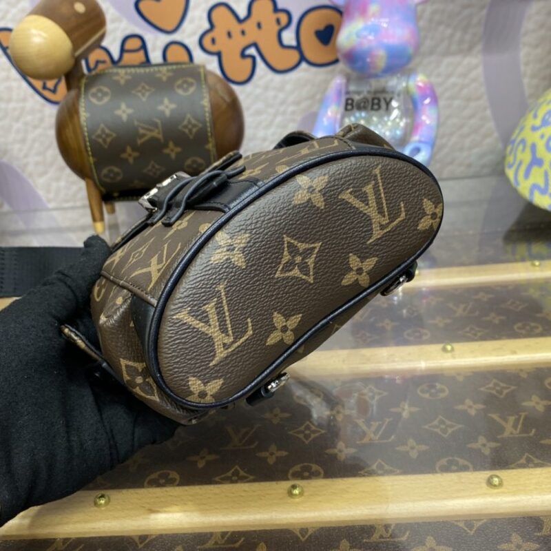 Replica Louis Vuitton Nano Christopher Backpack Brown - realistic designer-inspired fake bag