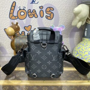 Replica Louis Vuitton Nano Christopher Backpack Black - premium-grade designer purse dupe