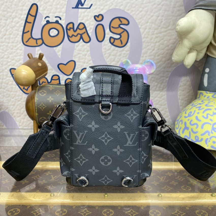 Replica Louis Vuitton Nano Christopher Backpack Black - premium-grade designer purse dupe