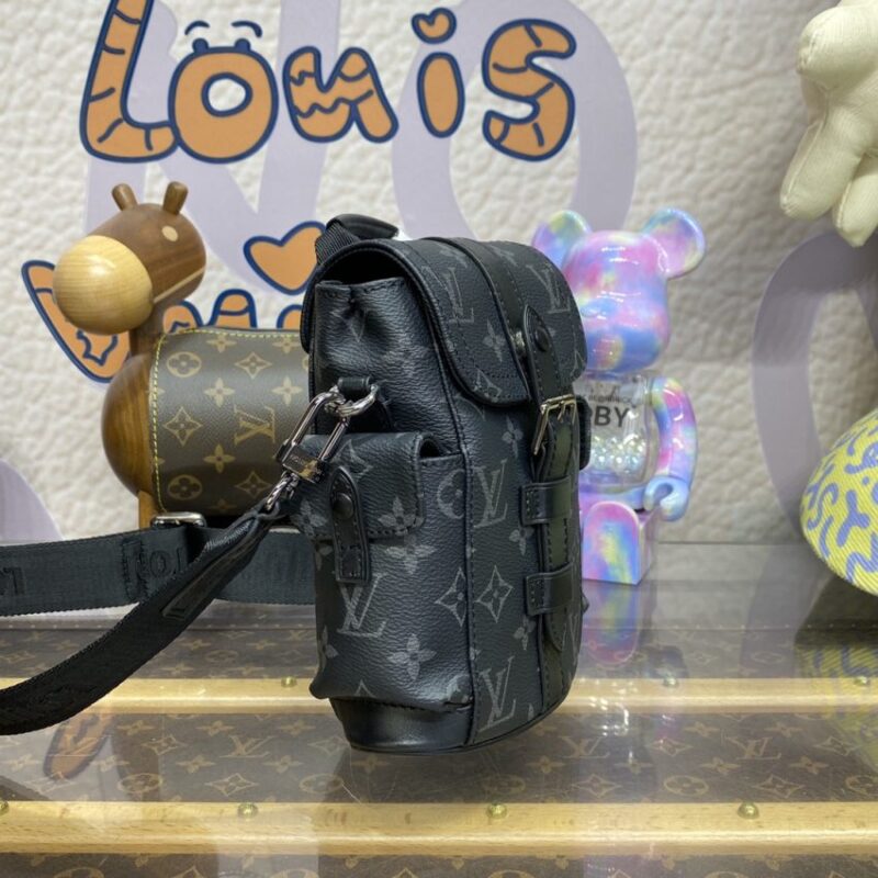 Replica Louis Vuitton Nano Christopher Backpack Black - top-rated replica designer bag
