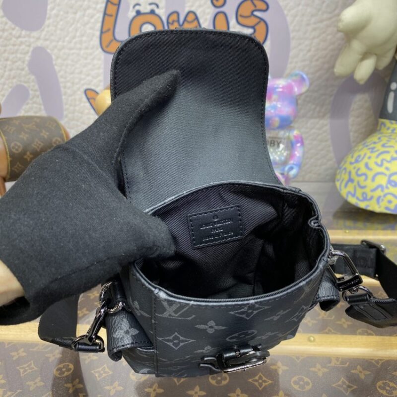 Replica Louis Vuitton Nano Christopher Backpack Black - high-quality designer bag clone