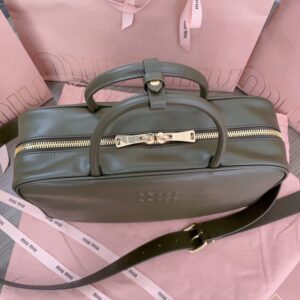 Replica Miu Miu Arcadie Small Full Grey - best quality luxury bag dupe