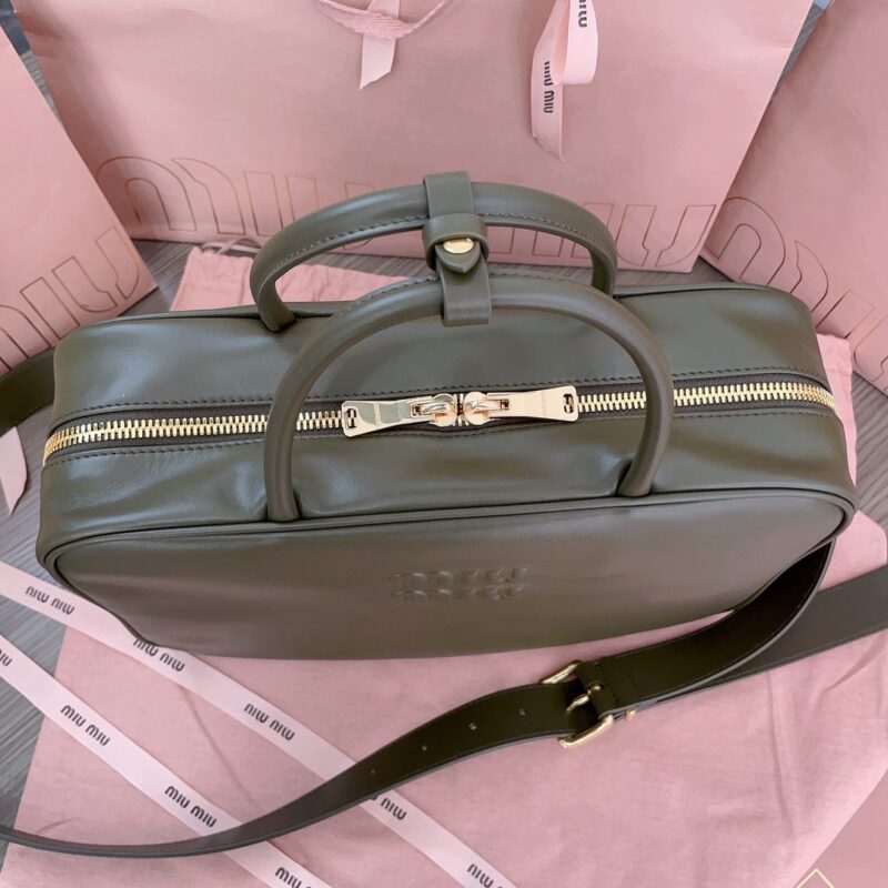 Replica Miu Miu Arcadie Small Full Grey - best quality luxury bag dupe
