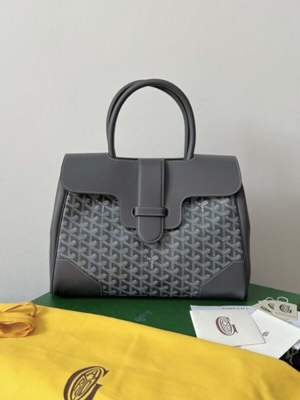 Replica Goyard Saigon Tote Grey - high-end fake designer purse