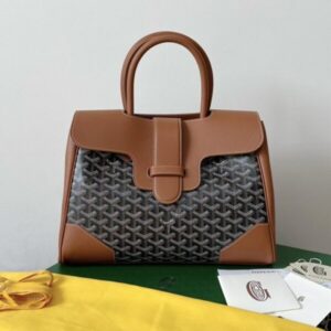 Replica Goyard Saigon Tote Brown - top-rated replica designer bag