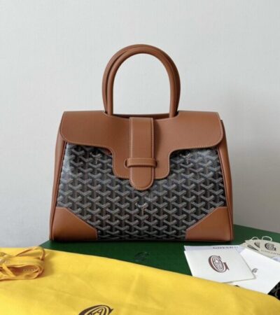 Replica Goyard Saigon Tote Brown - top-rated replica designer bag