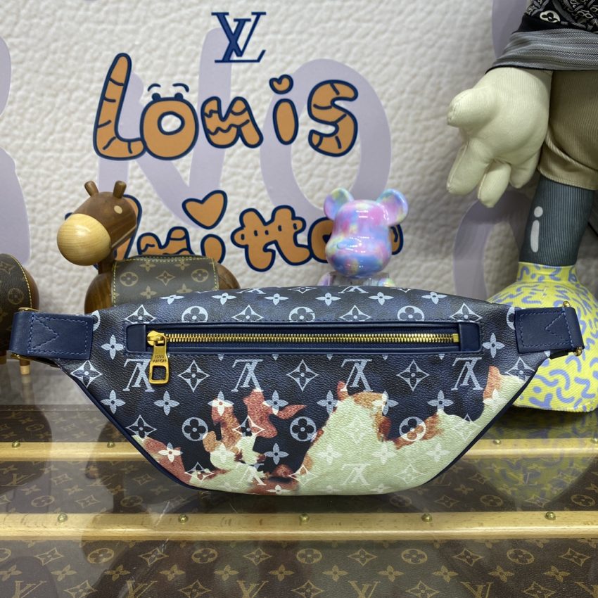 Replica Louis Vuitton Bumbag Discovery Blue Fire - best-selling designer handbag dupe