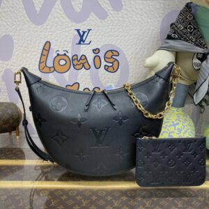 Replica Louis Vuitton Loop Hobo Black - high-end fake designer purse