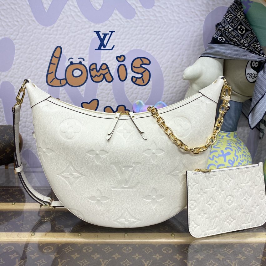 Replica Louis Vuitton Loop Hobo White - high-quality designer bag clone