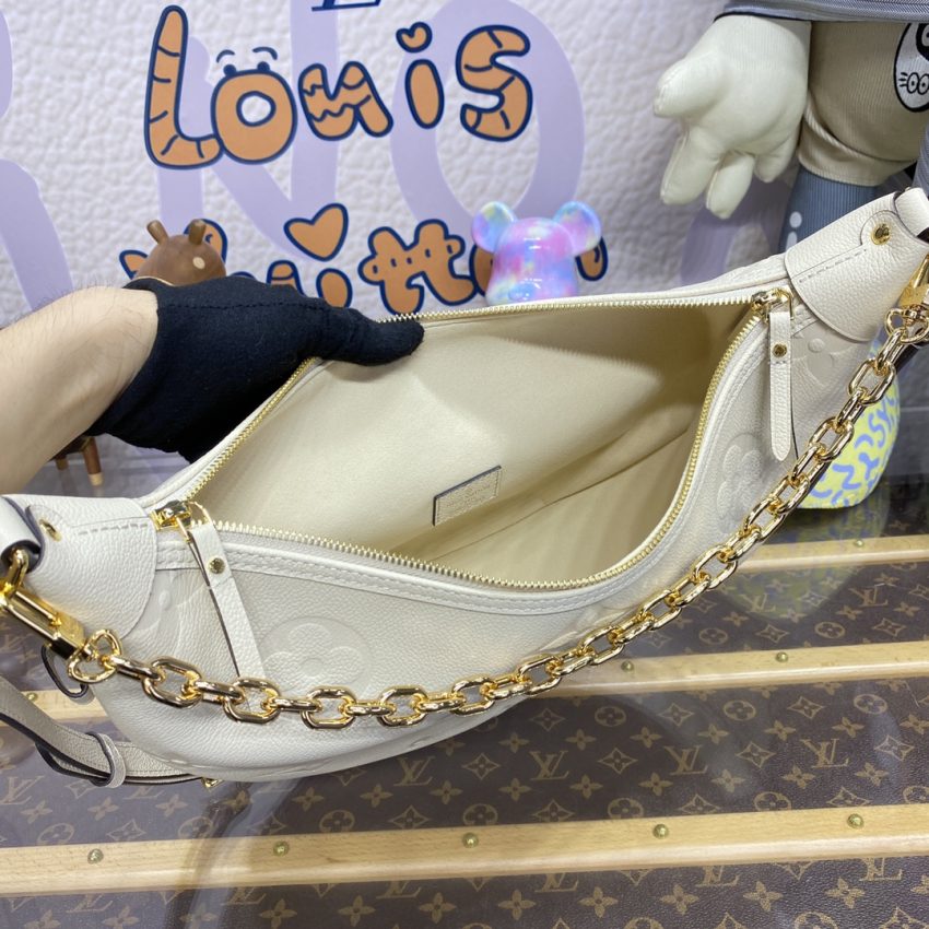 Replica Louis Vuitton Loop Hobo White - authentic-look luxury purse replica