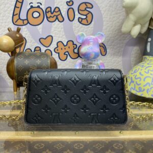 Replica Louis Vuitton Wallet On Chain Metis Black - top-rated replica designer bag
