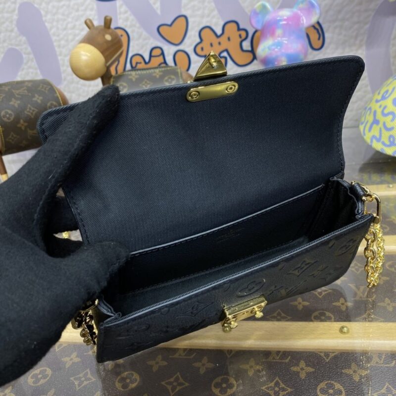 Replica Louis Vuitton Wallet On Chain Metis Black - authentic-look luxury purse replica