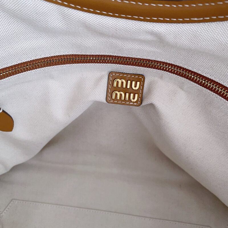 Replica Miu Miu Ivy Tote Brown - best-selling designer handbag dupe
