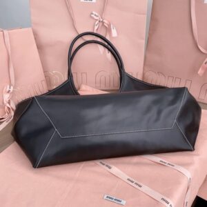 Replica Miu Miu Ivy Tote Black - best quality luxury bag dupe