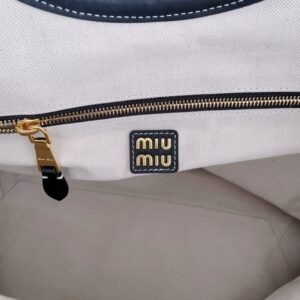 Replica Miu Miu Ivy Tote Black - premium 1:1 fake handbag model