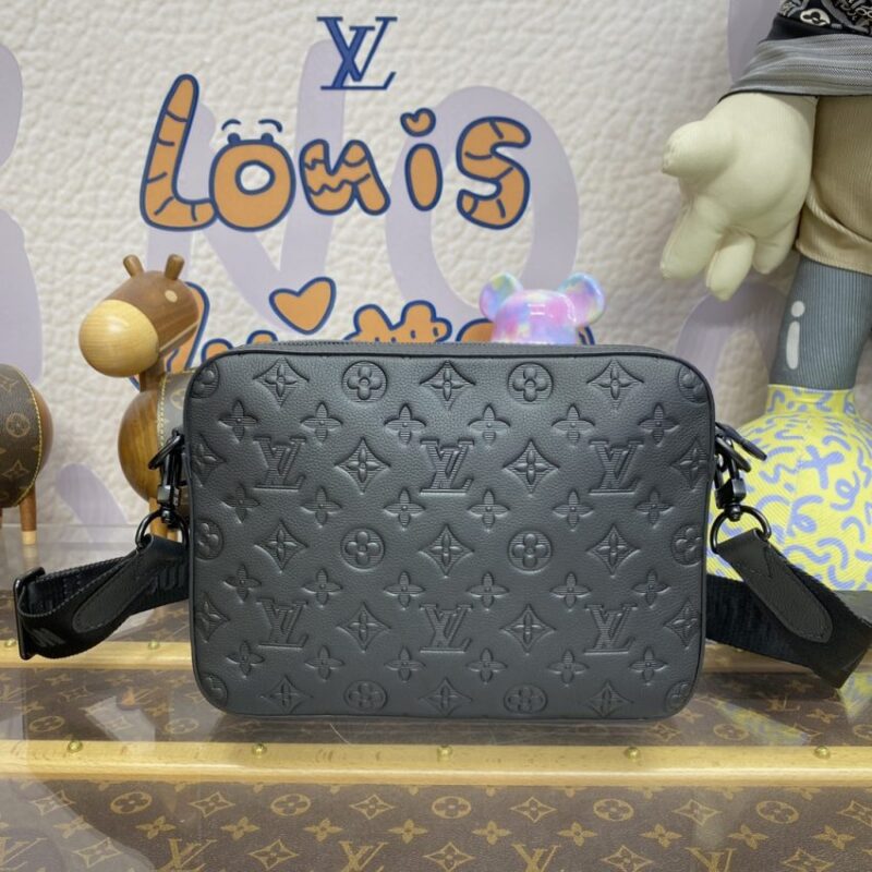 Replica Louis Vuitton Trio Messenger Full Black - best quality luxury bag dupe