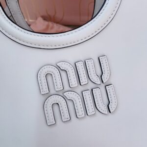 Replica Miu Miu Ivy Small Tote White - near-authentic luxury replica handbag