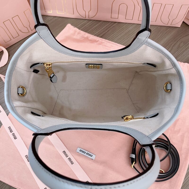 Replica Miu Miu Ivy Small Tote Grey - premium-grade designer purse dupe
