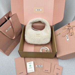 Replica Miu Miu Wander White Wool - best-selling designer handbag dupe
