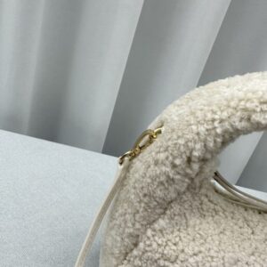Replica Miu Miu Wander White Wool - high-accuracy replica luxury purse