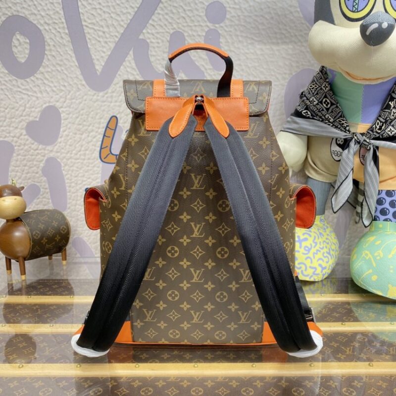 Replica Louis Vuitton Christopher Backpack Orange - elite superclone designer purse