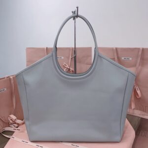 Replica Miu Miu Ivy Tote Grey - high-accuracy replica luxury purse