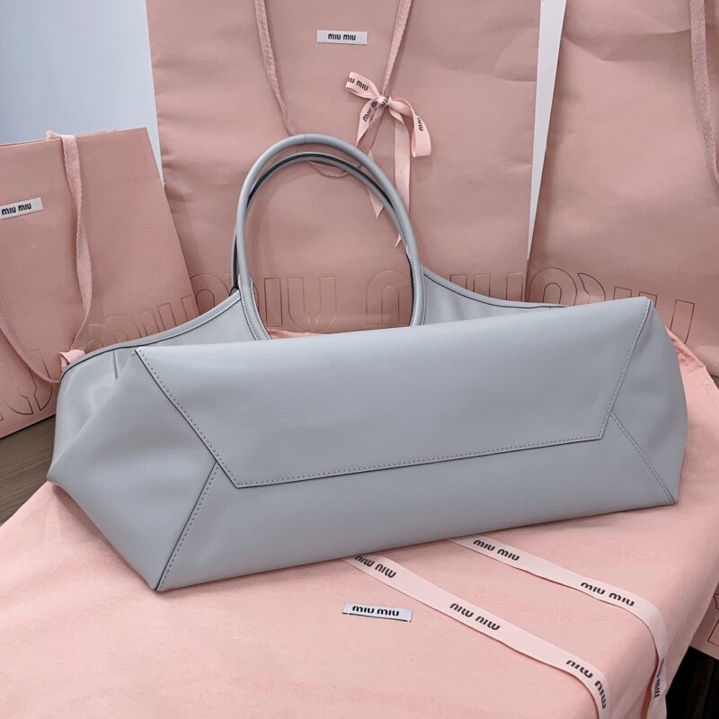Replica Miu Miu Ivy Tote Grey - best quality luxury bag dupe