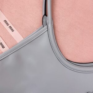 Replica Miu Miu Ivy Tote Grey - realistic designer-inspired fake bag