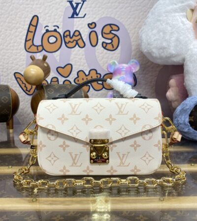 Replica Louis Vuitton Pochette Metis East West Pink - top-tier luxury replica shoulder bag