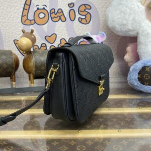 Replica Louis Vuitton Pochette Metis Black - high-end fake designer purse