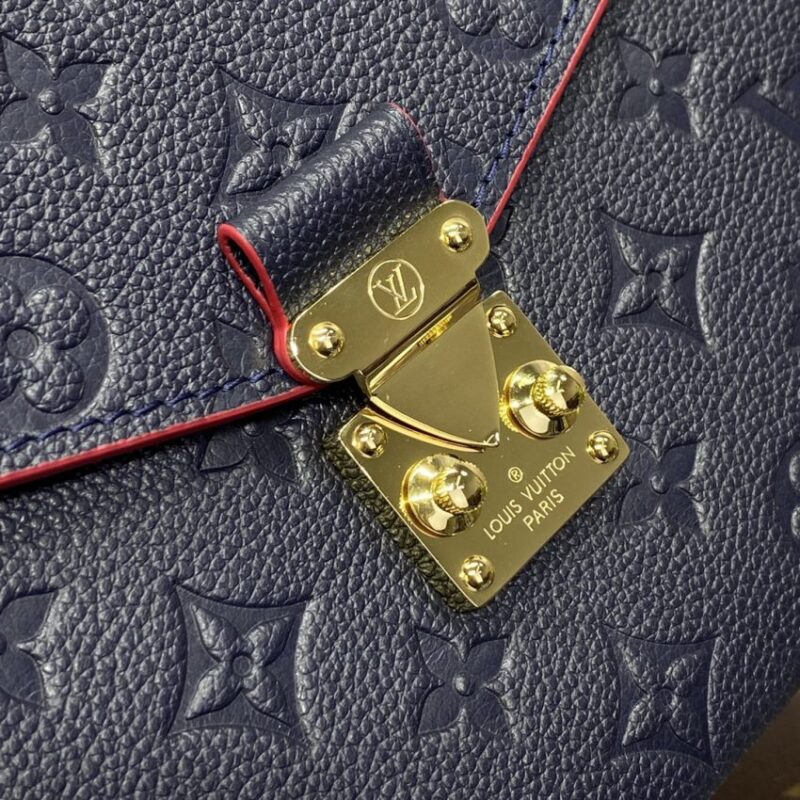 Replica Louis Vuitton Pochette Metis Dark Blue - high-end fake designer purse