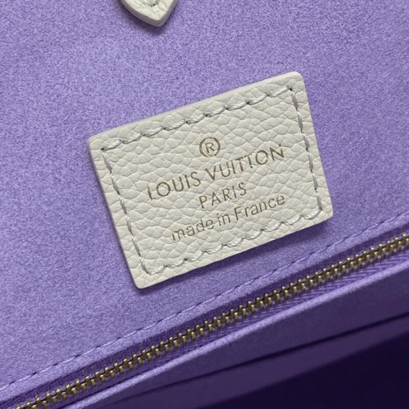 Replica LV OnTheGo White Purple - high-quality designer bag clone