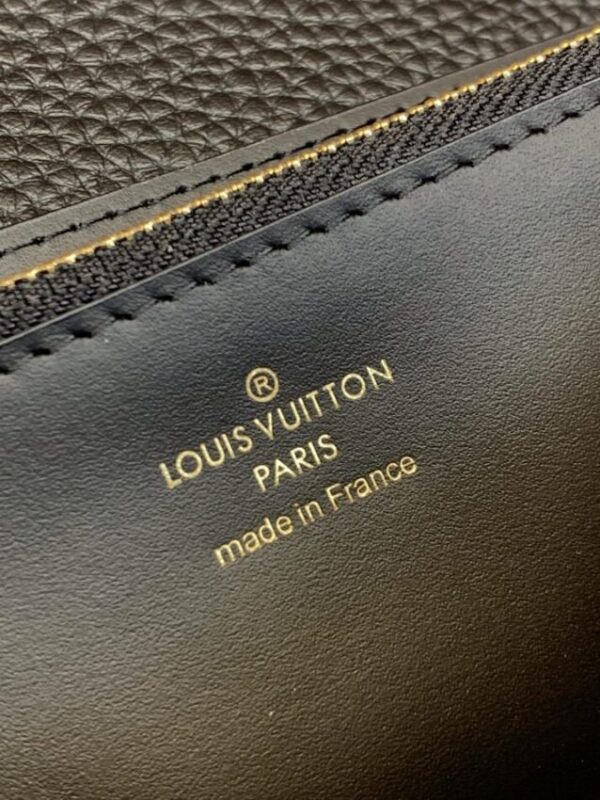 Replica Louis Vuitton Capucines Long Black - high-end fake designer purse