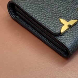 Replica Louis Vuitton Capucines Long Black - high-quality designer bag clone