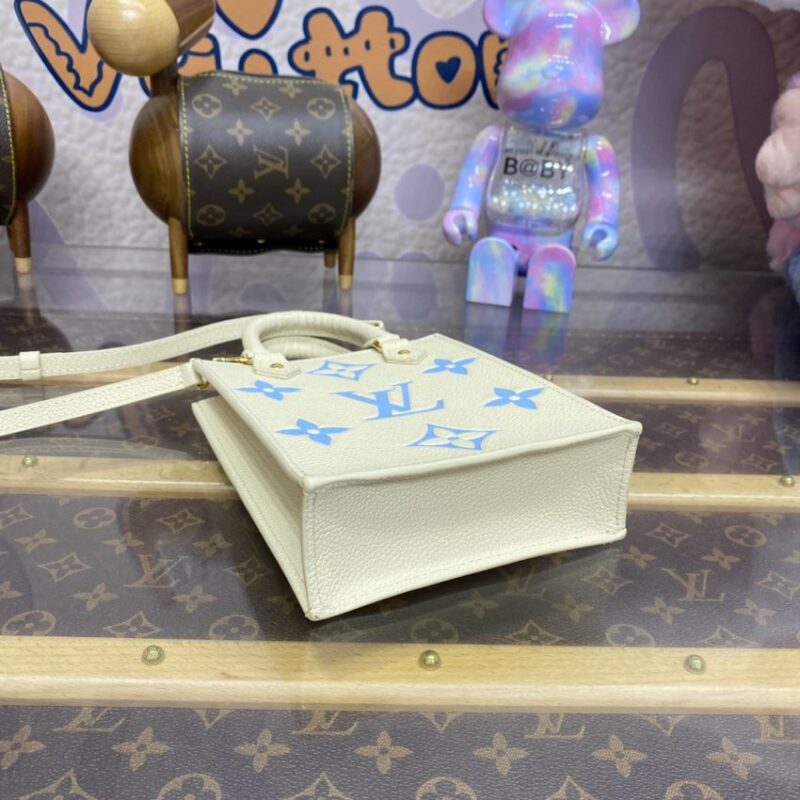 Replica Louis Vuitton Sac Plat Petit Blue - authentic-look luxury purse replica