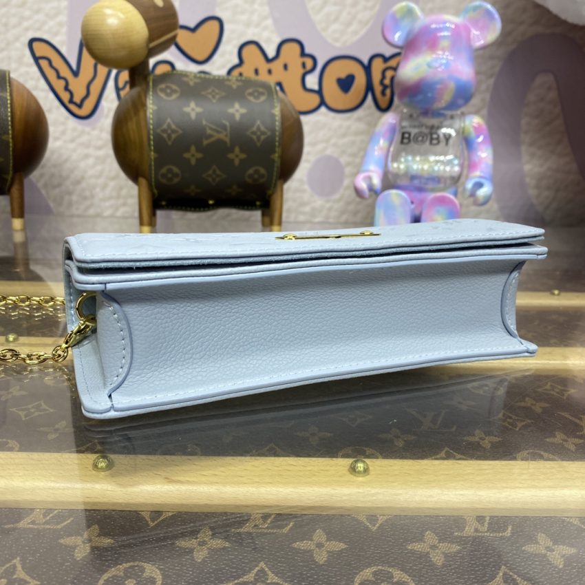 Replica Louis Vuitton Wallet On Chain Lily Sky Blue - high-accuracy replica luxury purse