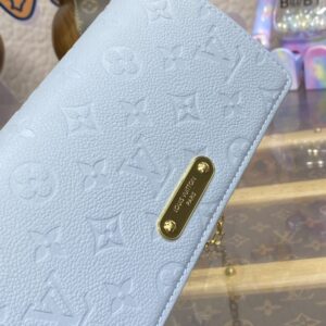 Replica Louis Vuitton Wallet On Chain Lily Sky Blue - high-end fake designer purse