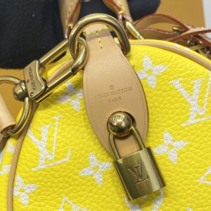 Replica Louis Vuitton Speedy P9 Bandouliere 25 Yellow - 1:1 designer replica handbag