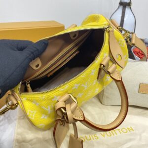 Replica Louis Vuitton Speedy P9 Bandouliere 25 Yellow - authentic-look luxury purse replica