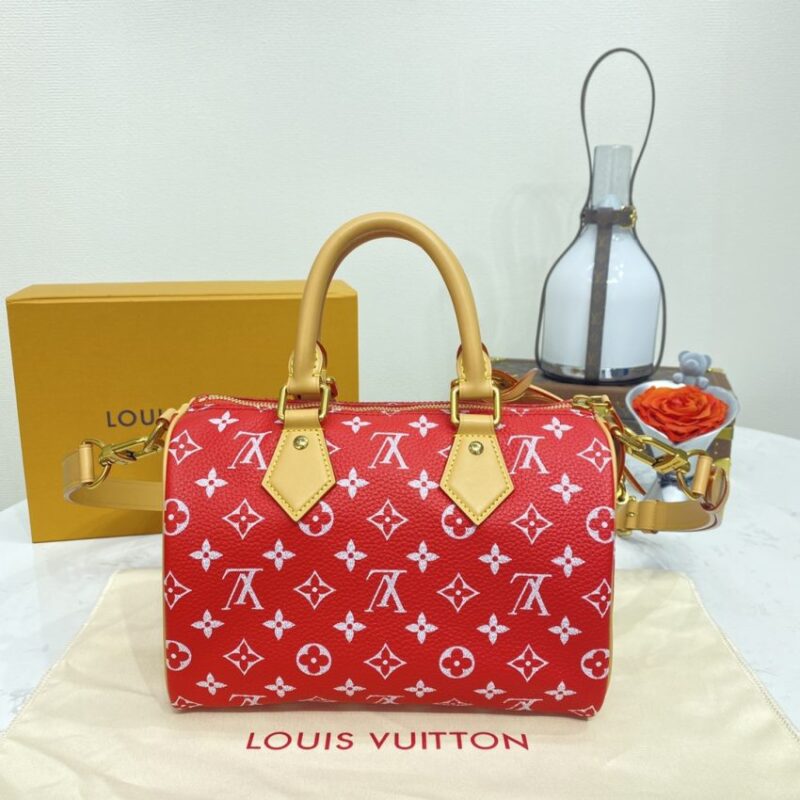 Replica Louis Vuitton Speedy P9 Bandouliere 25 Red - top-rated replica designer bag