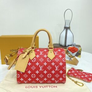 Replica Louis Vuitton Speedy P9 Bandouliere 25 Red - top-tier luxury replica shoulder bag