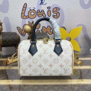 Replica Louis Vuitton Speedy Bandouliere Beige - ultra-realistic fake designer tote